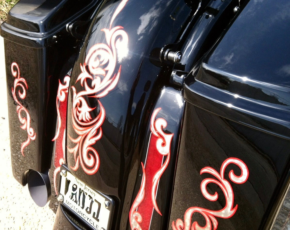 "Kingz" 150 RWHP Custom H-D Road King — hand-crafted custom motorcycle built by Doug Keim at Creative Cycles, Umatilla FL