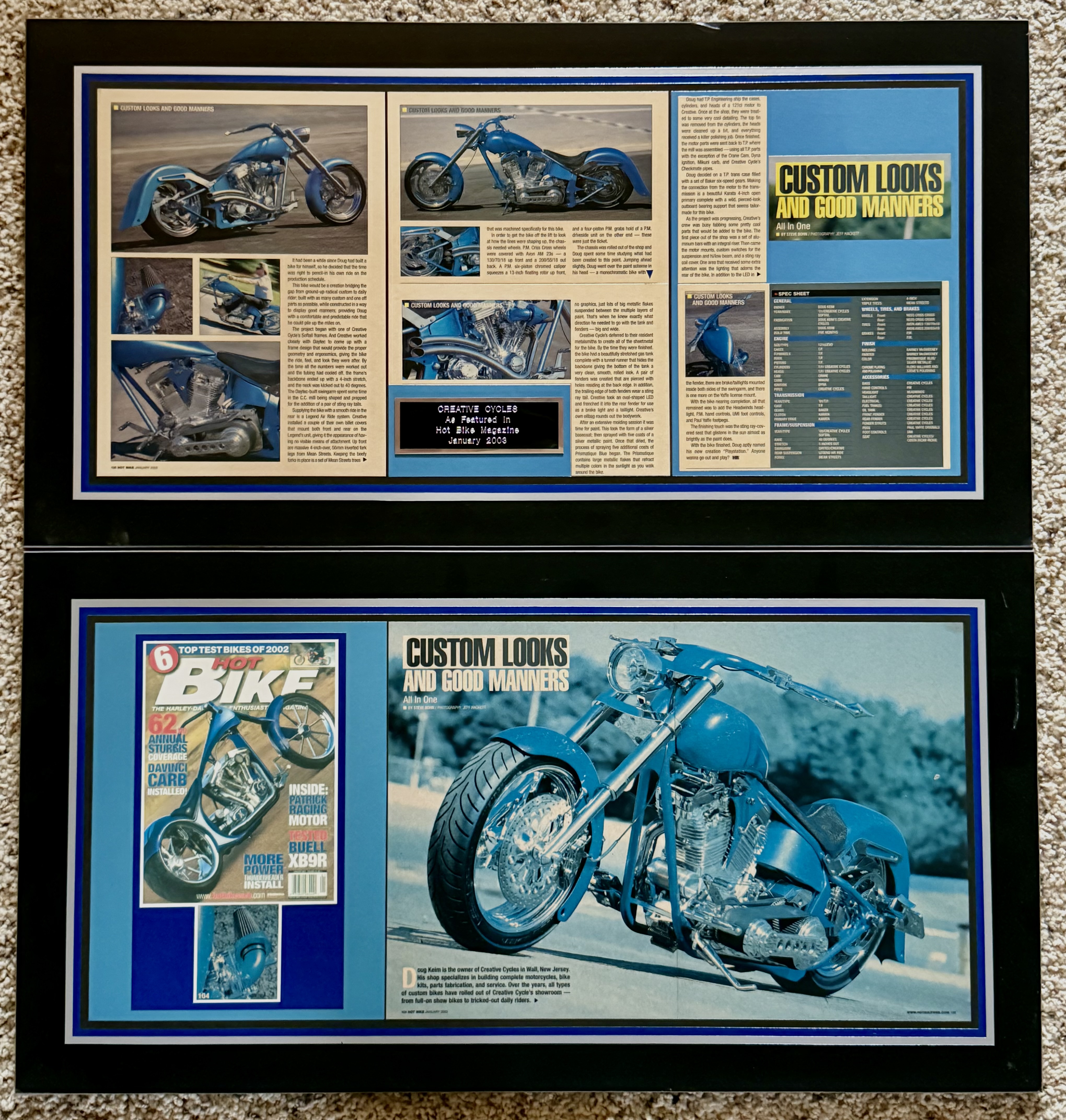 Creative Cycles PlayStation custom motorcycle photo 2