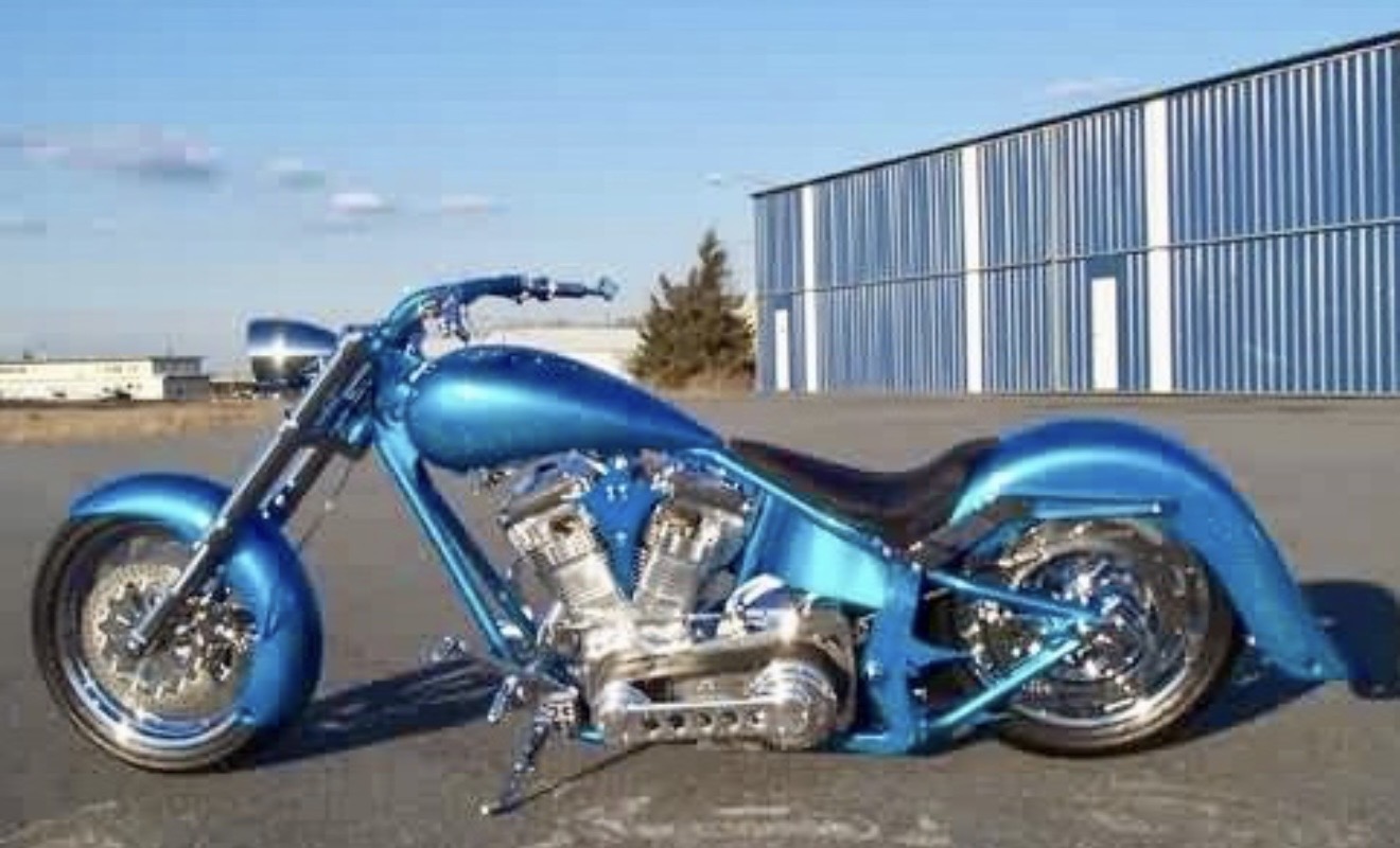 Creative Cycles PlayStation custom motorcycle photo 1